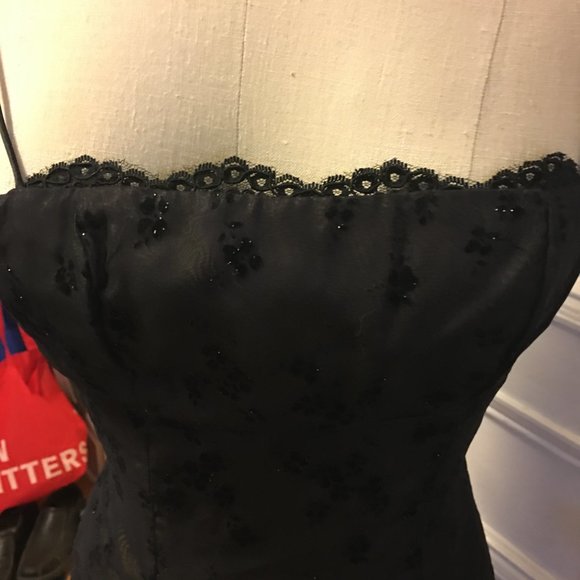 Evening Sparkly Black Dress - Picture 2 of 5